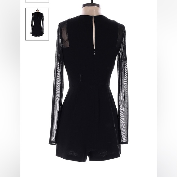 BCBGENERATION | SHEER LONGSLEEVE ROMPER - Picture 8 of 8